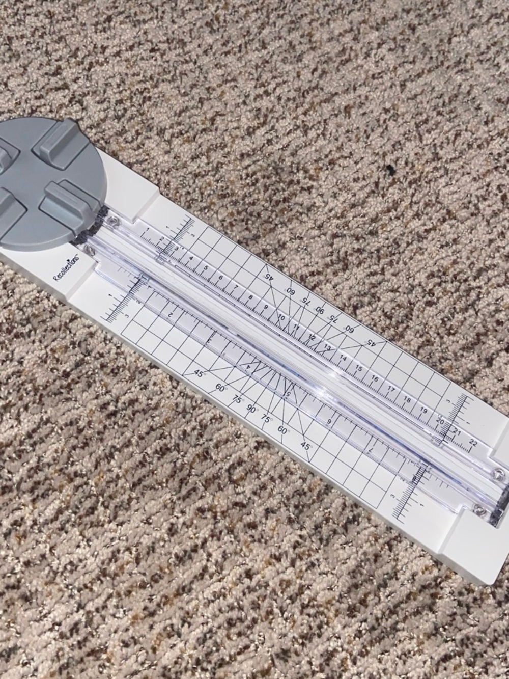Swingline Paper Trimmer with Clear Ruler - White & Gray